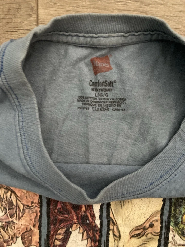 Vintage T-shirt Rare Digimon Pokemon Monster Hunter Y2K Anime Tee Large Promo - Изображение 3 из 4