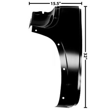 19471954 Chevy Pickup Truck Cowl Outer Lower Panel Wo Louvers Left Side