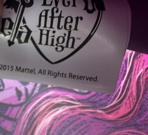 Mattel Ever After High Royals Rebels 6” Purse W/Strap Purple Round Zip 2015 Rare - Picture 13 of 18
