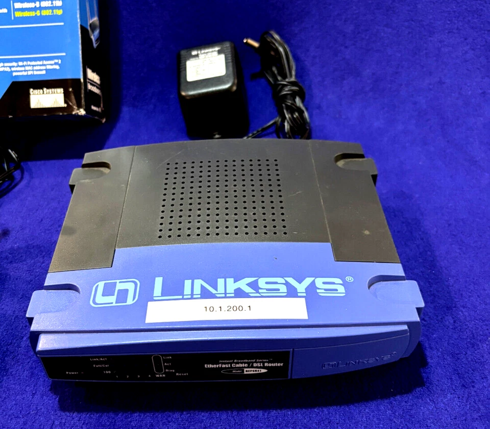 3 LINKSYS Routers 2 WRT54G Wireless-G WiFi & 1 BEFSR41 Wired Ethernet Cable/DSL - Image 4 of 4