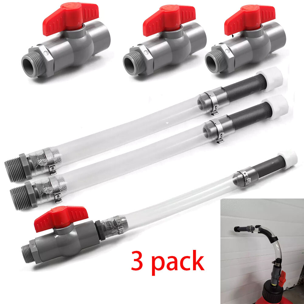 Muge Racing Flexible Fuel Filler Hose - Clear Hose With Screen, Fits Racing Fuel Jugs (Jegs, LC2, Scribner) - View #6