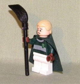 DRACO MALFOY Minifigure loose from Lego 4737 QUIDDITCH MATCH Harry Potter