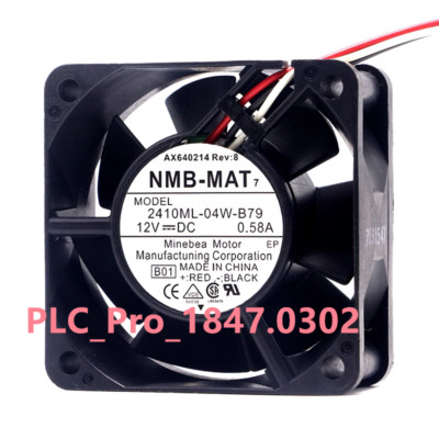 1PCS NEW NMB-MAT 2410ML-04W-B79 6cm 12V 0.58A Cisco Server Fan  Fast delivery