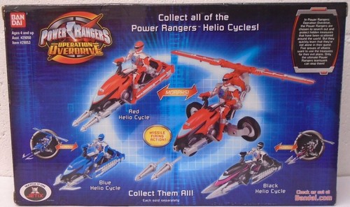 Power Rangers Operation Overdrive Blue Helio Cycle Blue Ranger Bandai MISB - Picture 2 of 2