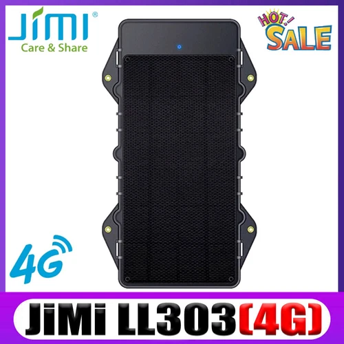 New JIMI LL303 4G Wifi Solar Power Waterproof GPS Tracker with 10000mAh Battery