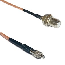 RG316 F FEMALE to TS-9 Female Coax RF Cable USA-Ship