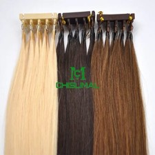 6D Pre-bonded Remy Real Human Hair Extensions 20g 40Strands 10 - 26inch 5pin