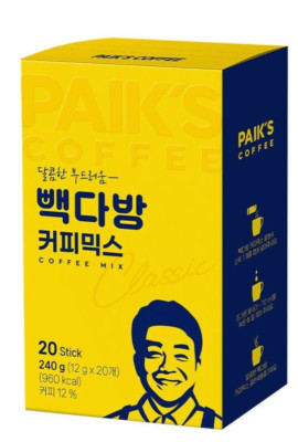 Baekdabang Instant Coffee Mix 240g (12g x 20P)