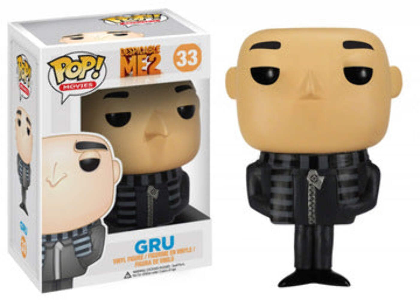 Funko POP! Movies: Despicable Me 2 - Gru (Damaged Box) #33