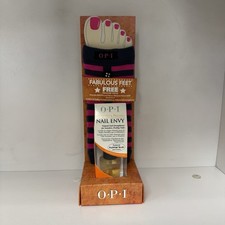 OPI Nail Envy- For Sensitive Peeling Nails 0.5oz/15ml Bonus Pedicure Socks