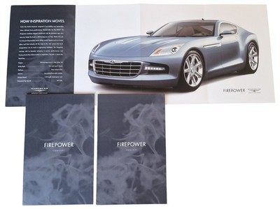 3x CHRYSLER FIREPOWER 6.1 V8 Prototype Concept Prospekt Brochure Sammlung USA 54