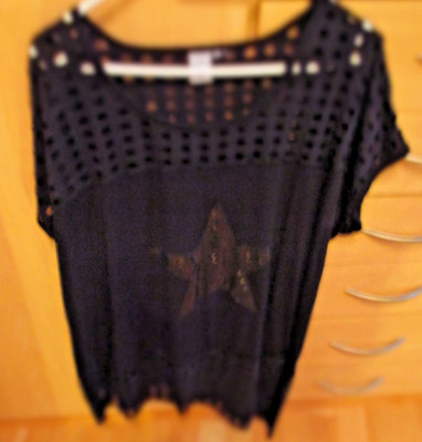 Liberty Tunika Gr. XL , schwarz mit Stern vorn
