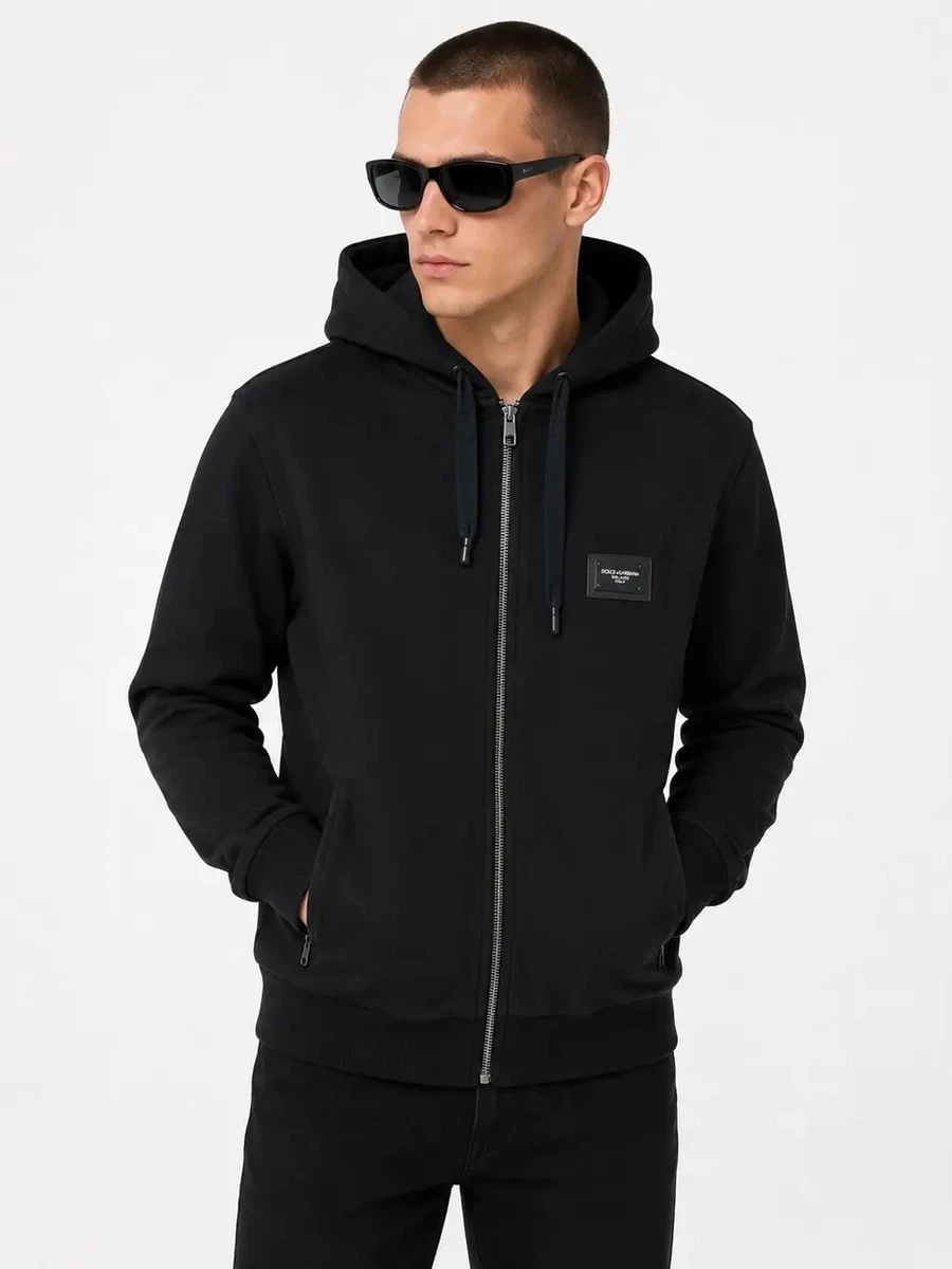 Dolce&Gabbana Black Hoodies for Men for Sale | Shop Men's Athletic