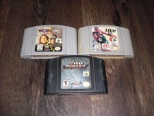 WCW vs. NWO World Tour WWF No Mercy NBA Live 99 4 Nintendo 64 N64 Console System