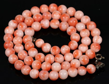 Engelshaut Korallenkette 925 Silber RAJOLA Italien Mittelmeer Koralle Collier