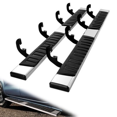 Heavy Duty Step Bars 6in 500lb Stainless Running Boards for Trucks