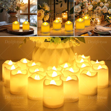 24x Led Teelichter FLAMELESS inkl. Batterien ...