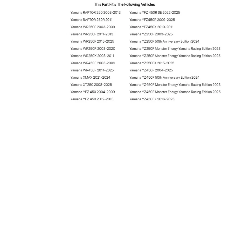 Filtro de aceite Tusk First Line individual para Yamaha WR250X 2008-2011 Foto 3 de 4