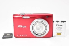 In Perfect Working Order Nikon Coolpix S2900 Red 20.05 Million Pixels 5X Optical