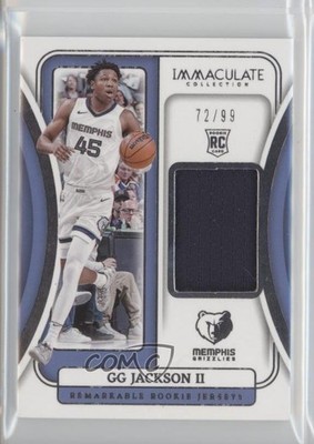2023-24 Panini Immaculate Remarkable Rookie Jerseys 72/99 GG Jackson II RC 0o4t