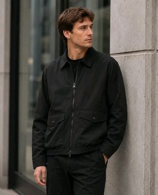 EDWIN Zip Jacket   Schwarz, Größe M