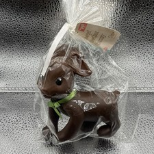 New Infantino Bunny Teether Chocolate Brown Vinyl Baby Toy Easter Baby Gift NEW