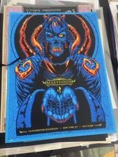Mastodon Zombie Yeti New York Poster 2017