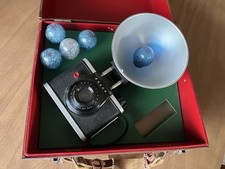 Ansco Ready Flash 620 Film Camera and Bulb Flash Vintage Box Camera Bulbs Case