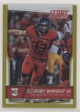 2016 Score Rookies Jumbo Gold Zone 19/99 Scooby Wright III #411 z7h