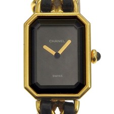 CHANEL H0001 Premiere S Watches black/gold blackDial Plated Gold/leather Q...