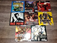 Lot of 8 Computer Gaming World Cover Discs PC CD-ROM 2001 2002 2003 Demos AVP2