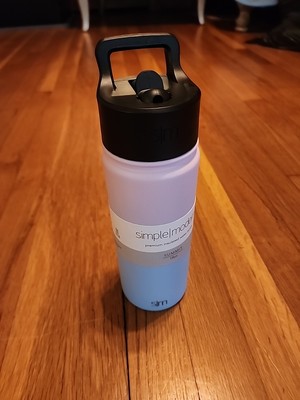Simple Modern Water Bottle with Straw Lid Vacuum Insulated Stainless Steel Me...