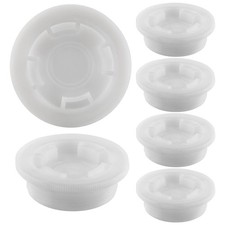 6pcs 2.32'' / 59mm Barrel Bung Cap Plastic Hole Caps Poly Buttress Drum Plug