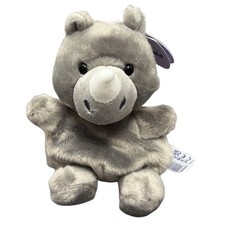 Aurora World Plush - Adorable Palm Pals - JAMBO RHINO 5 inch - Stuffed Animal