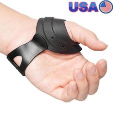 Thumb Brace CMC Joint Pain Relief Silicone Leather Wrist Strap Arthritis Support