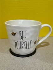 Harvest Green Studio, "Bee Yourself" Coffee Mug Displayed