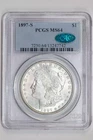 1897-S MORGAN DOLLAR PCGS MS64 CAC VERY PQ!