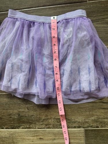 Disney Store Frozen Elsa 3 PC Swimsuit Girl Size 7/8 Purple Skirt Two Piece - Picture 10 of 16
