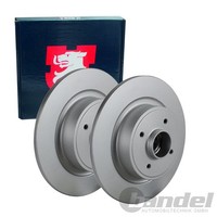 2X JP Group Bremsscheiben Ø274Mm Voll Hinten Passend FüR Renault Grand
