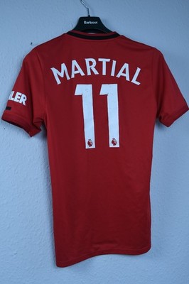 Vintage Man United Martial 11 Home Football Shirt Trikot Adidas Größe S Authentic