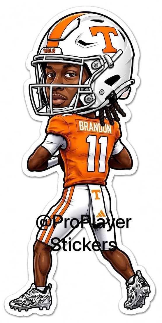 🏈 Tennessee Vols “Faizon Brandon” Sticker 🏈