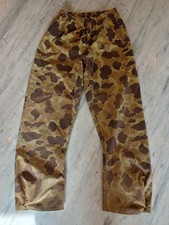 Vintage Cabelas Frogskin Camo Large Pants Mens L Gore Tex 80s 90s Duck Hunting