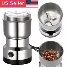 Electric Coffee Bean Grinder Nut Seed Herb Grind Spice Crusher Mill Blender New