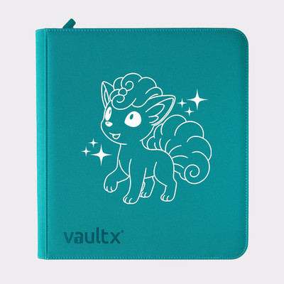 Pokemon Alolan Vulpix TCG Sammelmappe - Personalisiertes Design! Pokemon Vault X Zip Bind