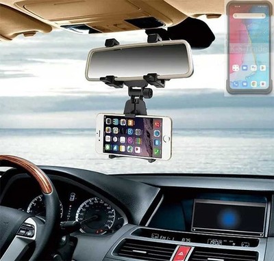 Autohalterung Rückspiegel für Unihertz TickTock-S Smartphone Halter Spiegelhal