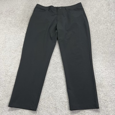 Public Rec Pants Mens 38x30 (39x29.5) Black Dealmaker Casual Stretch Golf Chino