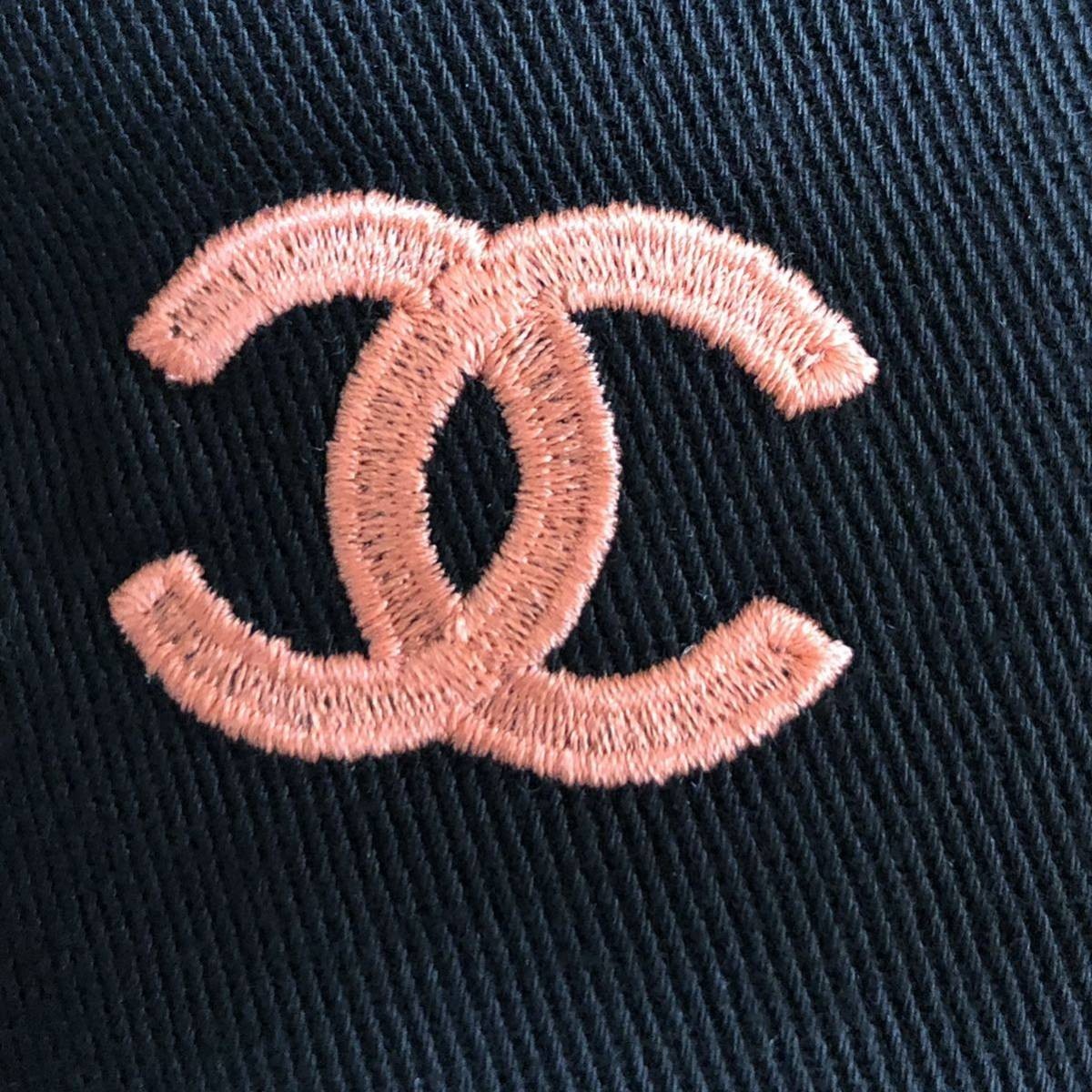 CHANEL Hat Cap Bucket hat AUTH kenkenjp CC Mark Coco Vintage Black