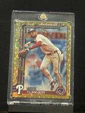 2025 Topps Holiday TREA TURNER #H90 - 1/1 ONE OF ONE - Philadelphia Phillies SSP