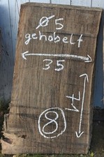 Mooreiche gehobelt und trocken, Drechselholz