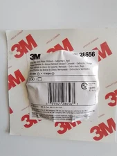 3M 28656,Disc Pad Face Plate Ribbed 4 in, Extra Hard Red